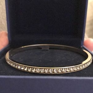 Swarovski Gold Bangle Braclet